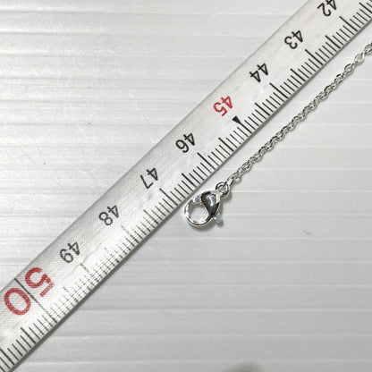 【中古品】【レディース】 UNKNOWN MOISSANITE STONE SILVER NECKLACE モアサナイト 3連ストーン シルバーネックレス アクセサリー 192-260221-yo-16-tei カラー：シルバー 万代Net店