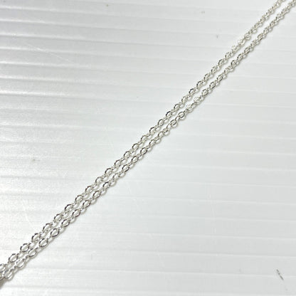 【中古品】【レディース】 UNKNOWN MOISSANITE STONE SILVER NECKLACE モアサナイト 3連ストーン シルバーネックレス アクセサリー 192-260221-yo-16-tei カラー：シルバー 万代Net店