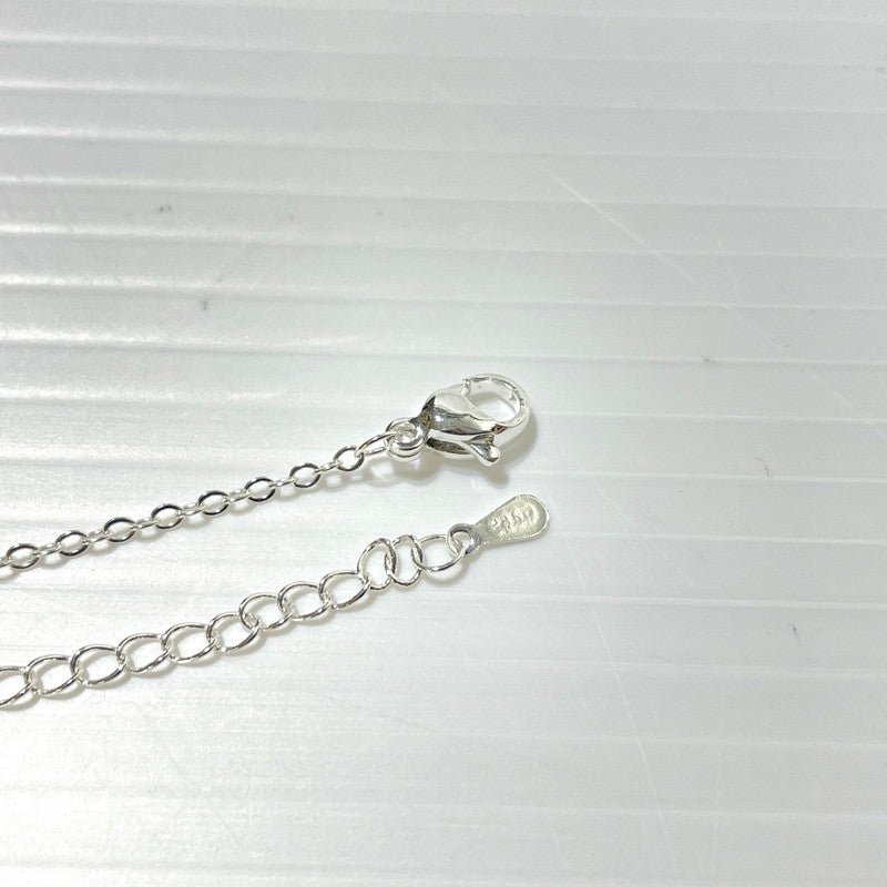 【中古品】【レディース】 UNKNOWN MOISSANITE STONE SILVER NECKLACE モアサナイト 3連ストーン シルバーネックレス アクセサリー 192-260221-yo-16-tei カラー：シルバー 万代Net店
