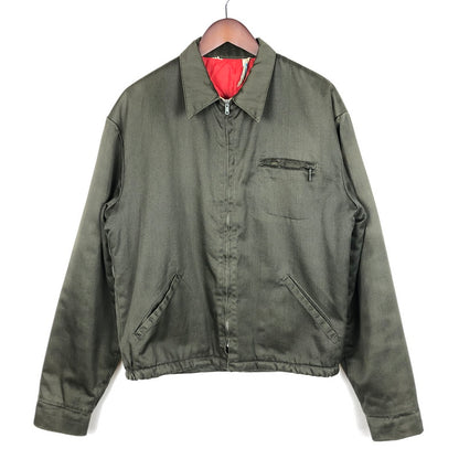 【現状渡し品】【メンズ】 MONTGOMERY WARD モンゴメリーワード 70's QUILTING WORK JACKET VINTAGE 70年代 キルティング ワーク ジャケット ライトアウター ヴィンテージ 145-260111-yy-16-tei サイズ：不明 カラー：カーキ 万代Net店
