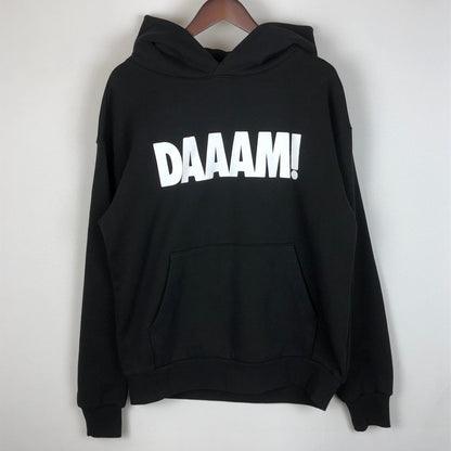 【中古品】【メンズ】 UNION ユニオン PATTA DAAMN HOODIE パッタ ダームン フーディー トップス プルオーバーパーカー USA製 142-260111-yy-09-tei サイズ：M カラー：ブラック 万代Net店
