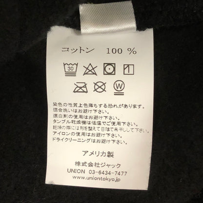 【中古品】【メンズ】 UNION ユニオン PATTA DAAMN HOODIE パッタ ダームン フーディー トップス プルオーバーパーカー USA製 142-260111-yy-09-tei サイズ：M カラー：ブラック 万代Net店