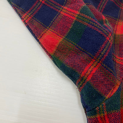 【現状渡し品】【メンズ】 OSH KOSH オシュコシュ 80's FLANNEL CHECK SHIRT 80年代 フランネルチェックシャツ トップス ネルシャツ 145-260702-ss-05-tei サイズ：不明 カラー：レッド 万代Net店