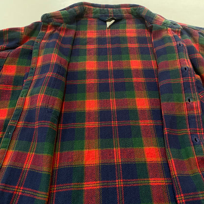 【現状渡し品】【メンズ】 OSH KOSH オシュコシュ 80's FLANNEL CHECK SHIRT 80年代 フランネルチェックシャツ トップス ネルシャツ 145-260702-ss-05-tei サイズ：不明 カラー：レッド 万代Net店