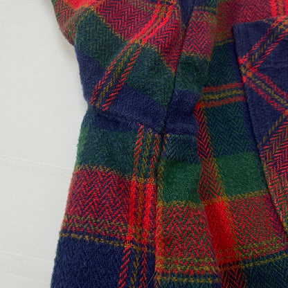 【現状渡し品】【メンズ】 OSH KOSH オシュコシュ 80's FLANNEL CHECK SHIRT 80年代 フランネルチェックシャツ トップス ネルシャツ 145-260702-ss-05-tei サイズ：不明 カラー：レッド 万代Net店