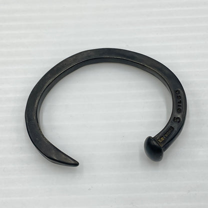 【中古品】【メンズ】 GILES & BROTHER ジャイルス アンド ブラザース SKINNY SPIKE CUFF スキニースパイクカフ パイクバングル アクセサリー ブレスレット 192-260720-ss-05-tei カラー：ミリタリーブラック 万代Net店