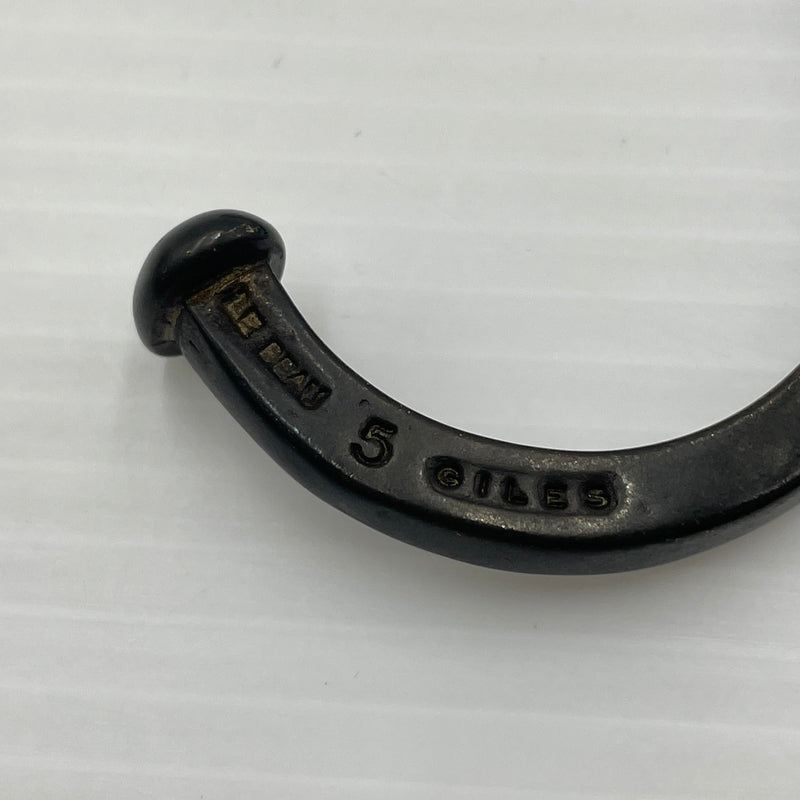 【中古品】【メンズ】 GILES & BROTHER ジャイルス アンド ブラザース SKINNY SPIKE CUFF スキニースパイクカフ パイクバングル アクセサリー ブレスレット 192-260720-ss-05-tei カラー：ミリタリーブラック 万代Net店