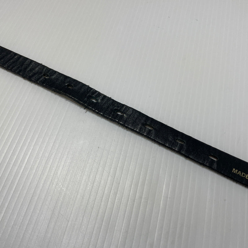 【現状渡し品】【メンズ】 A BATHING APE アベイシング エイプ NARROW BELT ナローベルト アクセサリー レザー 205-260715-ko-06-tei サイズ：M カラー：M 万代Net店