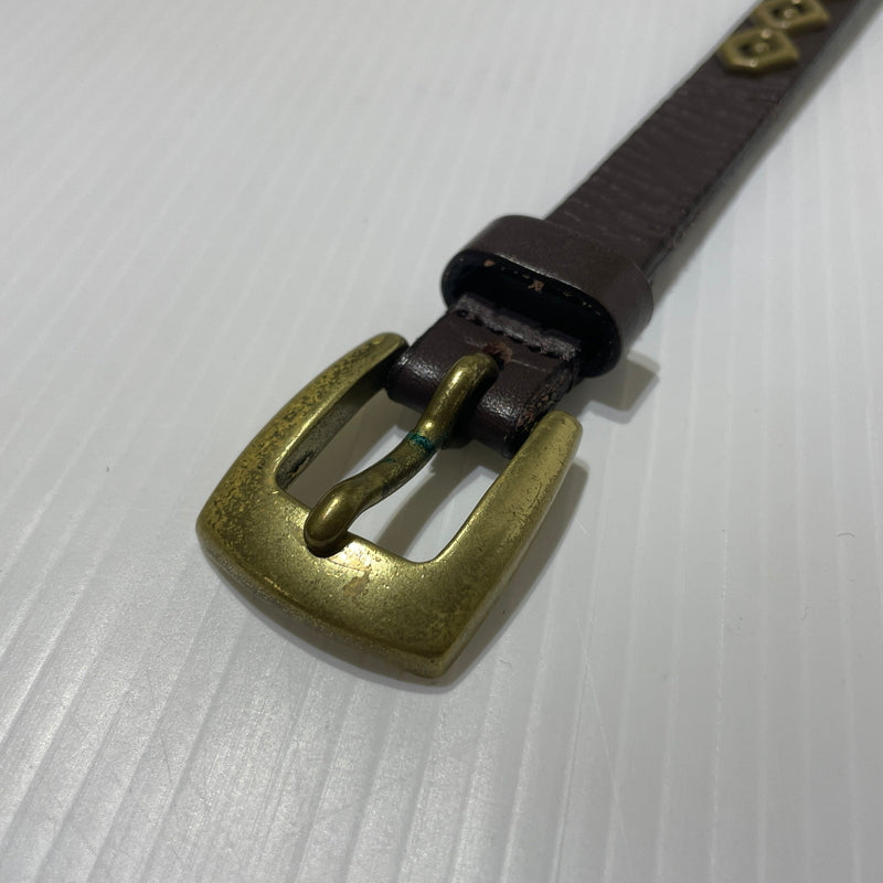 【現状渡し品】【メンズ】 A BATHING APE アベイシング エイプ NARROW BELT ナローベルト アクセサリー レザー 205-260715-ko-06-tei サイズ：M カラー：M 万代Net店