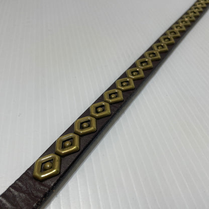 【現状渡し品】【メンズ】 A BATHING APE アベイシング エイプ NARROW BELT ナローベルト アクセサリー レザー 205-260715-ko-06-tei サイズ：M カラー：M 万代Net店