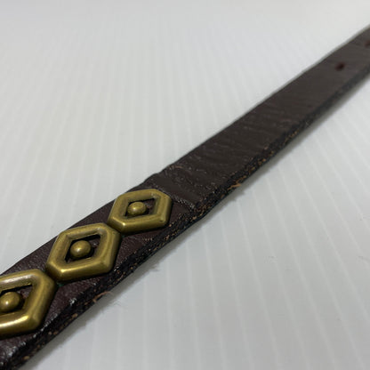 【現状渡し品】【メンズ】 A BATHING APE アベイシング エイプ NARROW BELT ナローベルト アクセサリー レザー 205-260715-ko-06-tei サイズ：M カラー：M 万代Net店