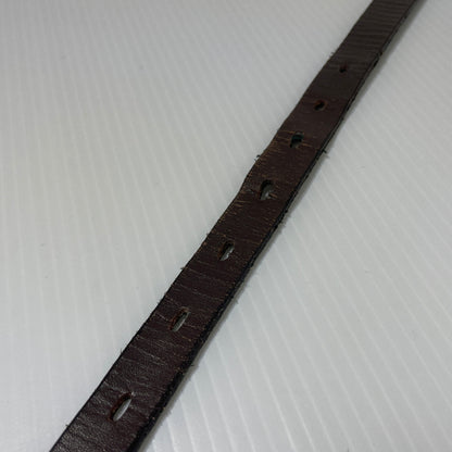 【現状渡し品】【メンズ】 A BATHING APE アベイシング エイプ NARROW BELT ナローベルト アクセサリー レザー 205-260715-ko-06-tei サイズ：M カラー：M 万代Net店