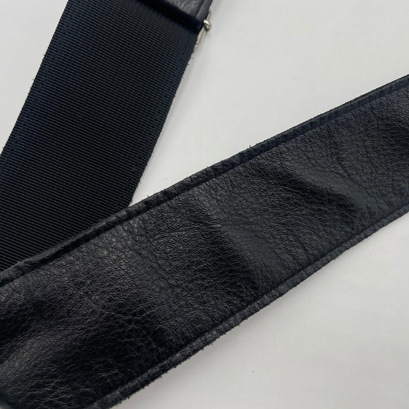 【中古品】【メンズ】 schott ショット SCHOTT PADDED BANANA BAG 3109022 パデット レザー バナナ バッグ カバン ショルダーバッグ 188-260114-ks-31-tei カラー：ブラック 万代Net店