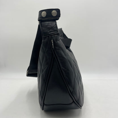 【中古品】【メンズ】 schott ショット SCHOTT PADDED BANANA BAG 3109022 パデット レザー バナナ バッグ カバン ショルダーバッグ 188-260114-ks-31-tei カラー：ブラック 万代Net店