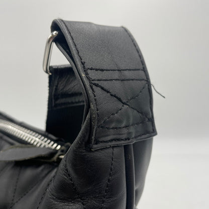 【中古品】【メンズ】 schott ショット SCHOTT PADDED BANANA BAG 3109022 パデット レザー バナナ バッグ カバン ショルダーバッグ 188-260114-ks-31-tei カラー：ブラック 万代Net店
