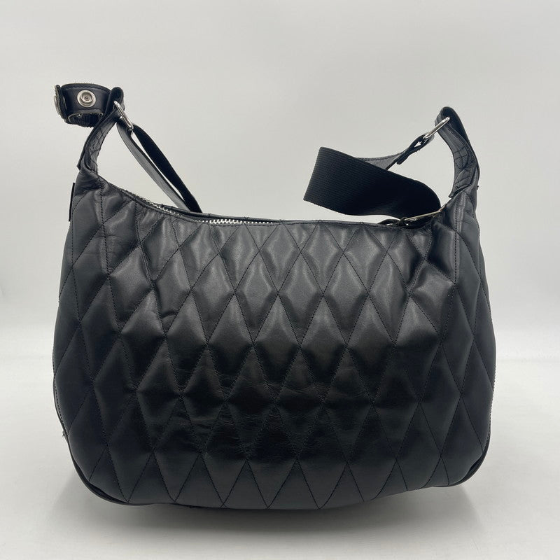 【中古品】【メンズ】 schott ショット SCHOTT PADDED BANANA BAG 3109022 パデット レザー バナナ バッグ カバン ショルダーバッグ 188-260114-ks-31-tei カラー：ブラック 万代Net店