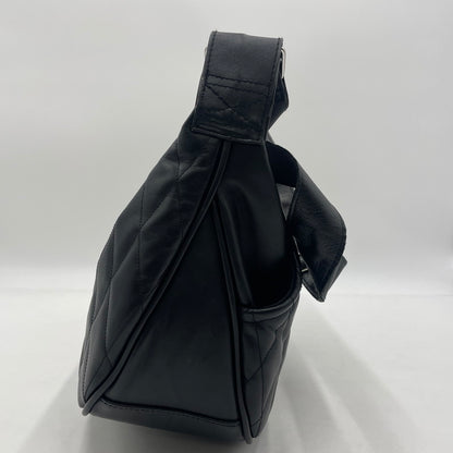 【中古品】【メンズ】 schott ショット SCHOTT PADDED BANANA BAG 3109022 パデット レザー バナナ バッグ カバン ショルダーバッグ 188-260114-ks-31-tei カラー：ブラック 万代Net店