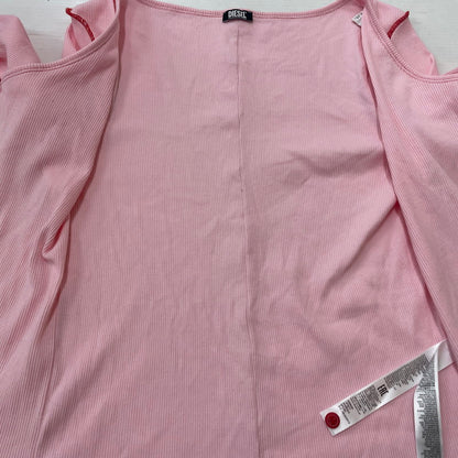 【中古品】【レディース】 DIESEL ディーゼル SET UP ROOM WEAR A09655 セットアップ ルームウェア カーディガン 168-260114-ks-30-tei サイズ：M カラー：ピンク 万代Net店