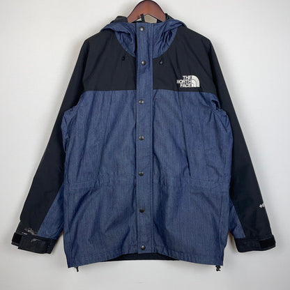 【ジャンク品】【メンズ】 THE NORTH FACE ザ・ノースフェイス MOUNTAIN LIGHT DENIM JACKET NP12032 マウンテンライト デニム ジャケット ライトアウター 144-260114-ks-10-fuz サイズ：L カラー：インディゴ 万代Net店