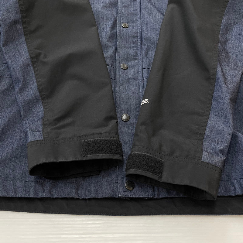 【ジャンク品】【メンズ】 THE NORTH FACE ザ・ノースフェイス MOUNTAIN LIGHT DENIM JACKET NP12032 マウンテンライト デニム ジャケット ライトアウター 144-260114-ks-10-fuz サイズ：L カラー：インディゴ 万代Net店