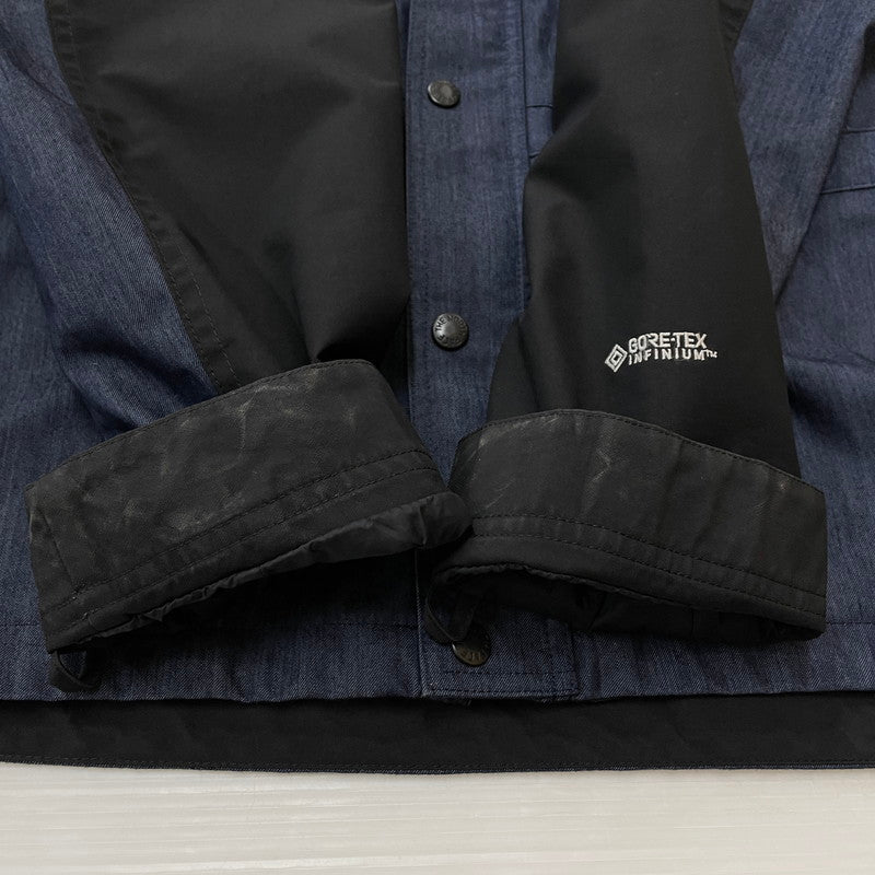 【ジャンク品】【メンズ】 THE NORTH FACE ザ・ノースフェイス MOUNTAIN LIGHT DENIM JACKET NP12032 マウンテンライト デニム ジャケット ライトアウター 144-260114-ks-10-fuz サイズ：L カラー：インディゴ 万代Net店