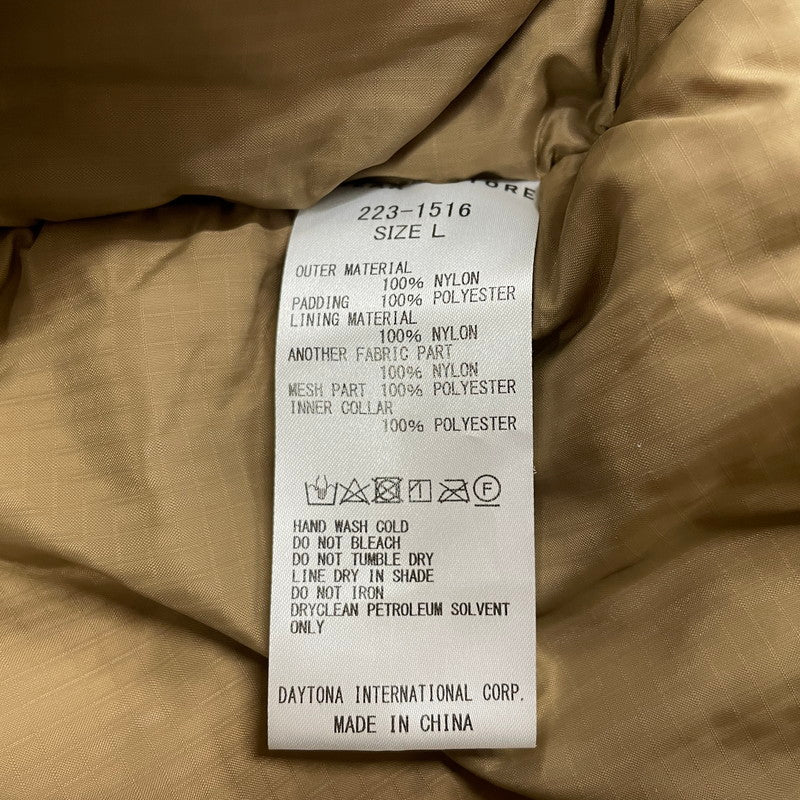 【中古品】【メンズ】 FREAK'S STORE フリークスストア PRIMALOFT JACKET 223-1516 プリマロフト ジャケット アウター 中綿ジャケット 147-260114-ks-04-tei サイズ：L カラー：ベージュ 万代Net店