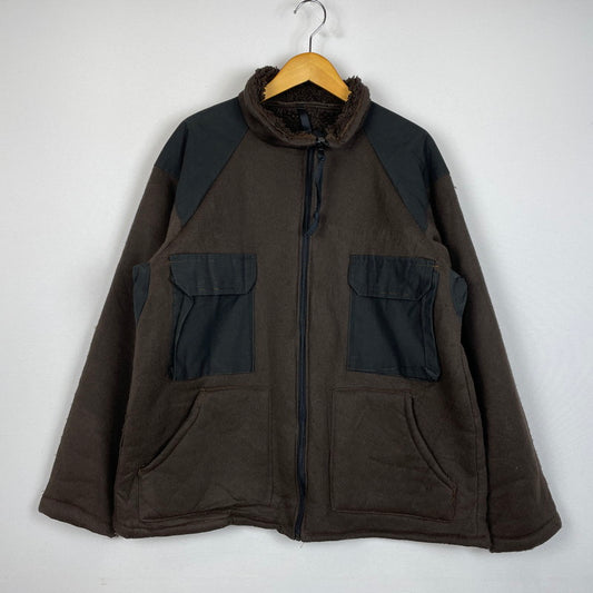 【中古品】【メンズ】 ECWCS エクワックス U.Ｓ.ARMY GEN1 BEAR JACKET ベアー ジャケット ライトアウター フリースジャケット 145-260114-ks-07-tei サイズ：表記サイズ無し カラー：ブラウン 万代Net店