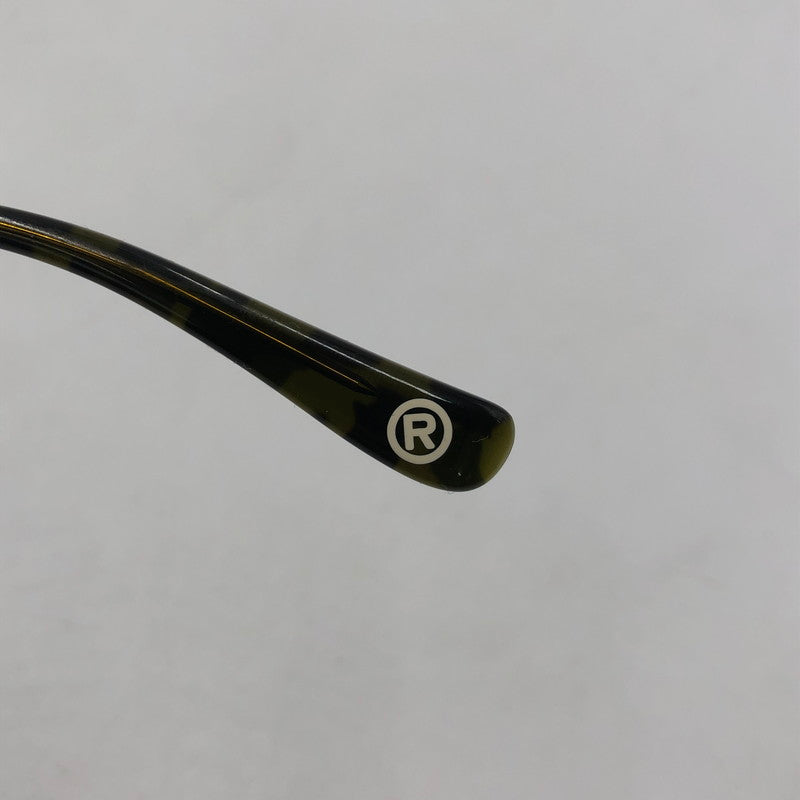 【中古品】【メンズ】 A BATHING APE アベイシングエイプ OPTICAL FLAME BA13002 オプティカル フレーム メガネ アイウェア アクセサリー 度入り 203-260117-yy-13-tei サイズ：46□24 147 カラー：グリーン 万代Net店
