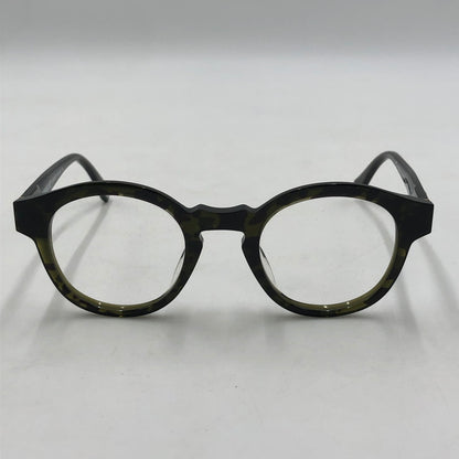 【中古品】【メンズ】 A BATHING APE アベイシングエイプ OPTICAL FLAME BA13002 オプティカル フレーム メガネ アイウェア アクセサリー 度入り 203-260117-yy-13-tei サイズ：46□24 147 カラー：グリーン 万代Net店