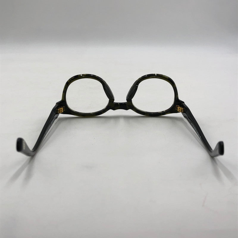 【中古品】【メンズ】 A BATHING APE アベイシングエイプ OPTICAL FLAME BA13002 オプティカル フレーム メガネ アイウェア アクセサリー 度入り 203-260117-yy-13-tei サイズ：46□24 147 カラー：グリーン 万代Net店