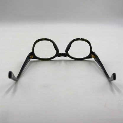 【中古品】【メンズ】 A BATHING APE アベイシングエイプ OPTICAL FLAME BA13002 オプティカル フレーム メガネ アイウェア アクセサリー 度入り 203-260117-yy-13-tei サイズ：46□24 147 カラー：グリーン 万代Net店