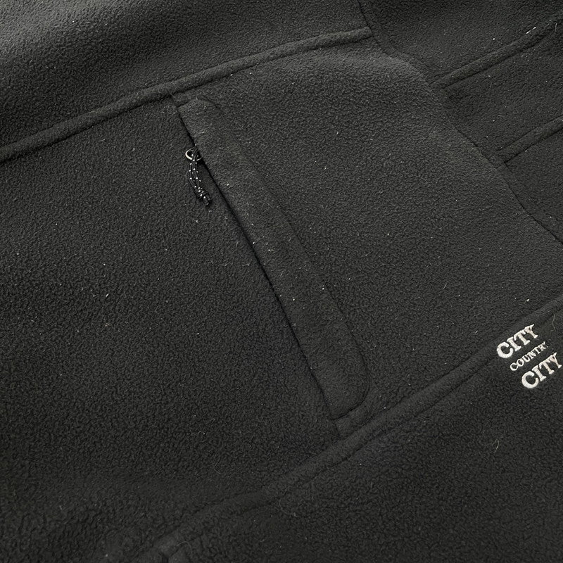 【現状渡し品】【メンズ】 CITY COUNTRY CITY シティーカントリーシティー × OLD PARK オールドパーク 別注 コラボ PATCHWORK FLEECE MA-1 JACKET パッチワーク フリース MA-1 ジャケット ライトアウター 140-260114-ks-12-fuzh サイズ：L カラー：ブラック 万代Net店