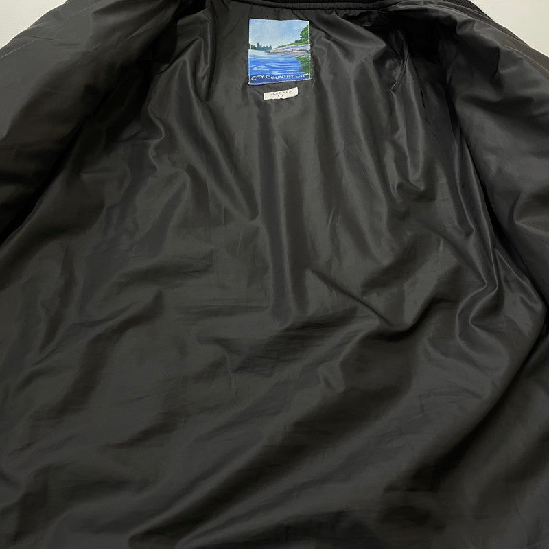 【現状渡し品】【メンズ】 CITY COUNTRY CITY シティーカントリーシティー × OLD PARK オールドパーク 別注 コラボ PATCHWORK FLEECE MA-1 JACKET パッチワーク フリース MA-1 ジャケット ライトアウター 140-260114-ks-12-fuzh サイズ：L カラー：ブラック 万代Net店