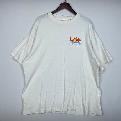 【中古品】【メンズ】 SAINT Mxxxxxx SAINT MICHAEL セントマイケル LOVE_SS TEE SM-HR8-0000-024 半袖 トップス 142-260114-ks-25-fuzh サイズ：XXL カラー：ホワイト 万代Net店