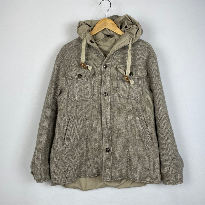 【中古品】【メンズ】 WOOLRICH ウールリッチ 70's REVERSIBLE JACKET VINTAGE 17075 70年代 リバーシブル ジャケット ライトアウター USA製 ヴィンテージ 144-260113-yy-29-tei サイズ：L カラー：ベージュ 万代Net店