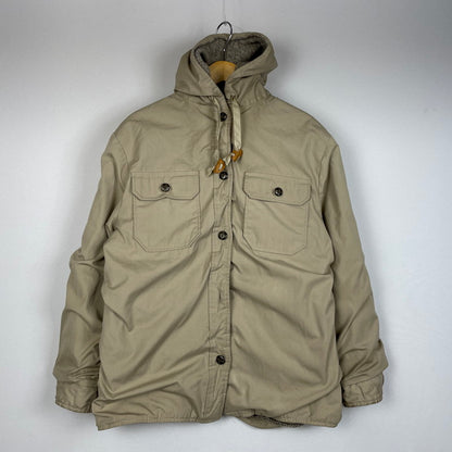 【中古品】【メンズ】 WOOLRICH ウールリッチ 70's REVERSIBLE JACKET VINTAGE 17075 70年代 リバーシブル ジャケット ライトアウター USA製 ヴィンテージ 144-260113-yy-29-tei サイズ：L カラー：ベージュ 万代Net店
