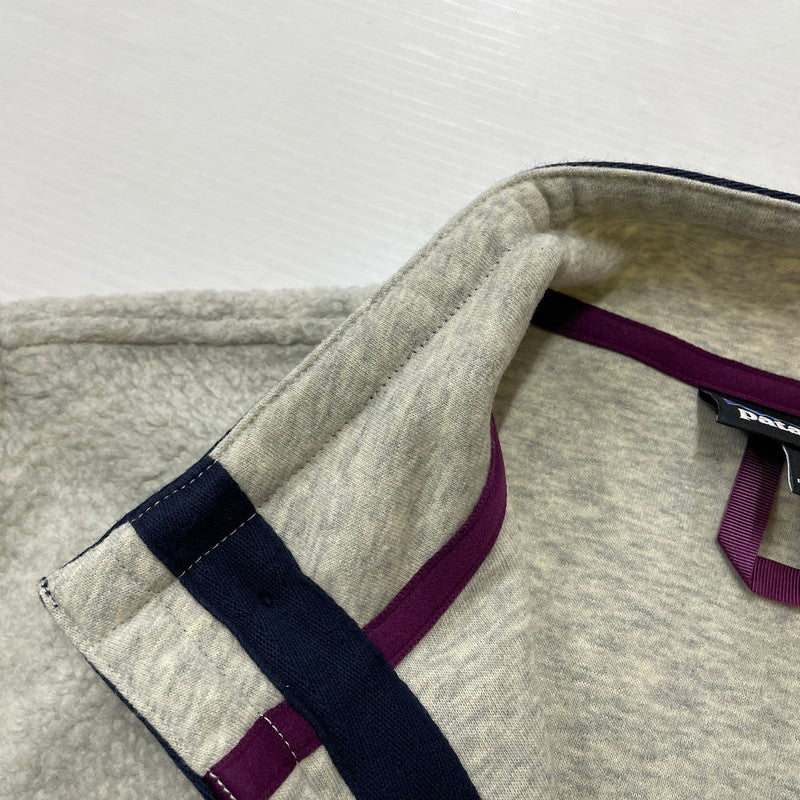 【中古品】【メンズ】 patagonia パタゴニア SHEARLING BUTTON PULLOVER 26140 シアーリング ボタン プルオーバー ライトアウター フリースジャケット 144-260113-yy-33-tei サイズ：S カラー：オートミールヘザー 万代Net店