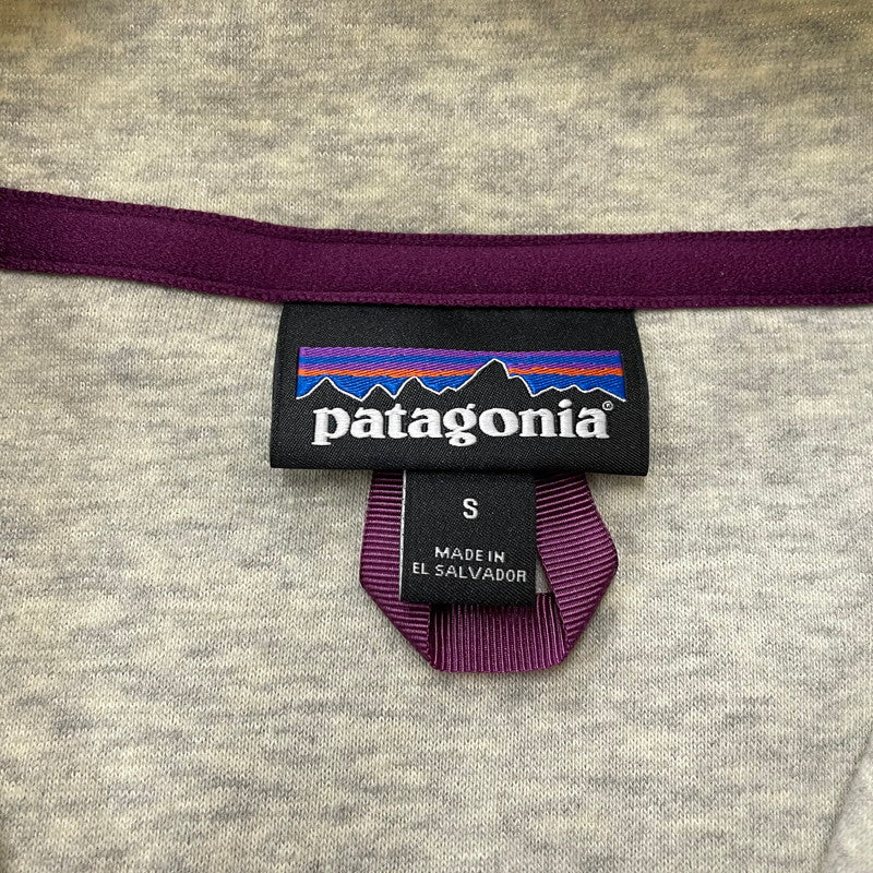 【中古品】【メンズ】 patagonia パタゴニア SHEARLING BUTTON PULLOVER 26140 シアーリング ボタン プルオーバー ライトアウター フリースジャケット 144-260113-yy-33-tei サイズ：S カラー：オートミールヘザー 万代Net店