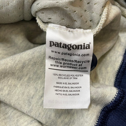 【中古品】【メンズ】 patagonia パタゴニア SHEARLING BUTTON PULLOVER 26140 シアーリング ボタン プルオーバー ライトアウター フリースジャケット 144-260113-yy-33-tei サイズ：S カラー：オートミールヘザー 万代Net店