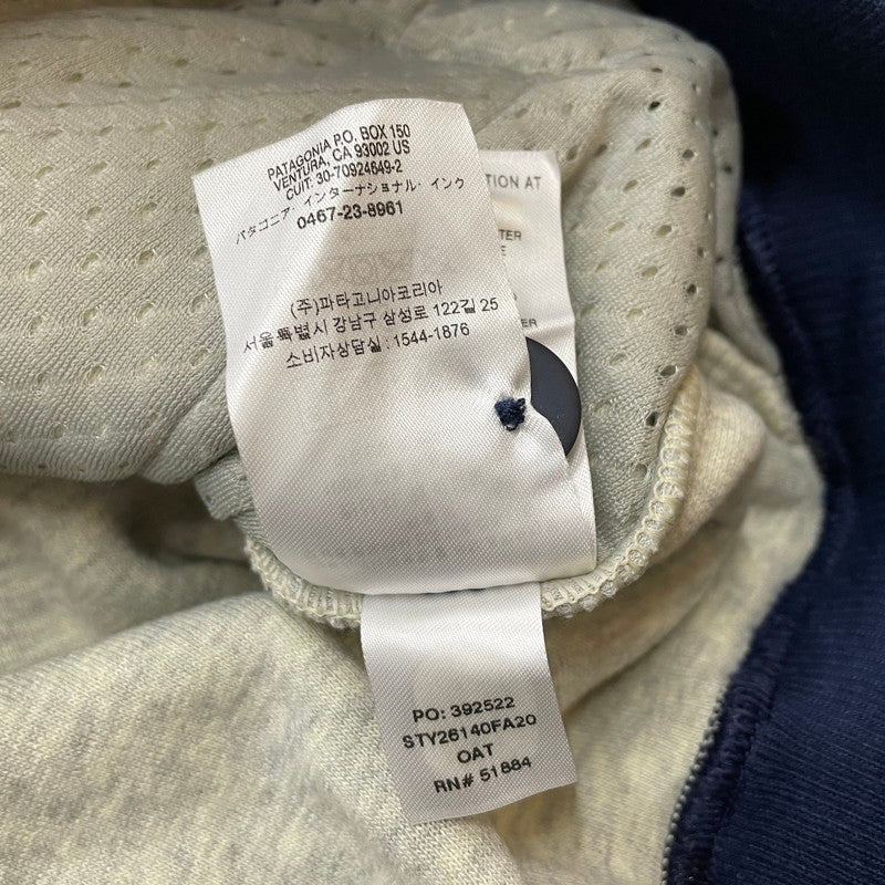 【中古品】【メンズ】 patagonia パタゴニア SHEARLING BUTTON PULLOVER 26140 シアーリング ボタン プルオーバー ライトアウター フリースジャケット 144-260113-yy-33-tei サイズ：S カラー：オートミールヘザー 万代Net店