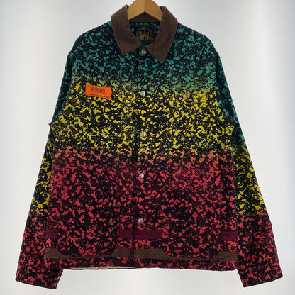 【中古品】【メンズ】 UNIVERSAL OVERALL ユニバーサルオーバーオール × ALDIES アールディーズ コラボ COVERALL DAYDRUMS COACH JACKET A3007629 カバーオール デイドラムスコーチジャケット アウター 147-260704-ss-08-tei サイズ：L カラー：マルチ 万代Net店