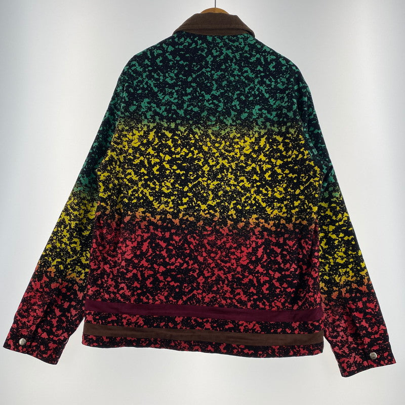 【中古品】【メンズ】 UNIVERSAL OVERALL ユニバーサルオーバーオール × ALDIES アールディーズ コラボ COVERALL DAYDRUMS COACH JACKET A3007629 カバーオール デイドラムスコーチジャケット アウター 147-260704-ss-08-tei サイズ：L カラー：マルチ 万代Net店