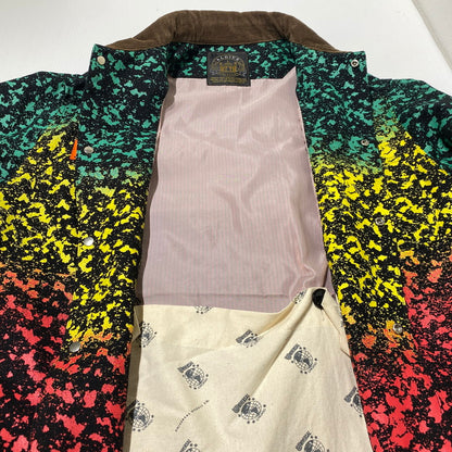 【中古品】【メンズ】 UNIVERSAL OVERALL ユニバーサルオーバーオール × ALDIES アールディーズ コラボ COVERALL DAYDRUMS COACH JACKET A3007629 カバーオール デイドラムスコーチジャケット アウター 147-260704-ss-08-tei サイズ：L カラー：マルチ 万代Net店