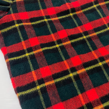 【現状渡し品】【メンズ】 SAKS FIFTH AVENUE サックス フィフス アベニュー 50's CHECKED L/S HALF-ZIP JACKET VINTAGE 50年代 チェック ロングスリーブ ハーフジップ ジャケット ライトアウター プルオーバー 145-260113-yy-25-tei サイズ：M カラー：レッド 万代Net店
