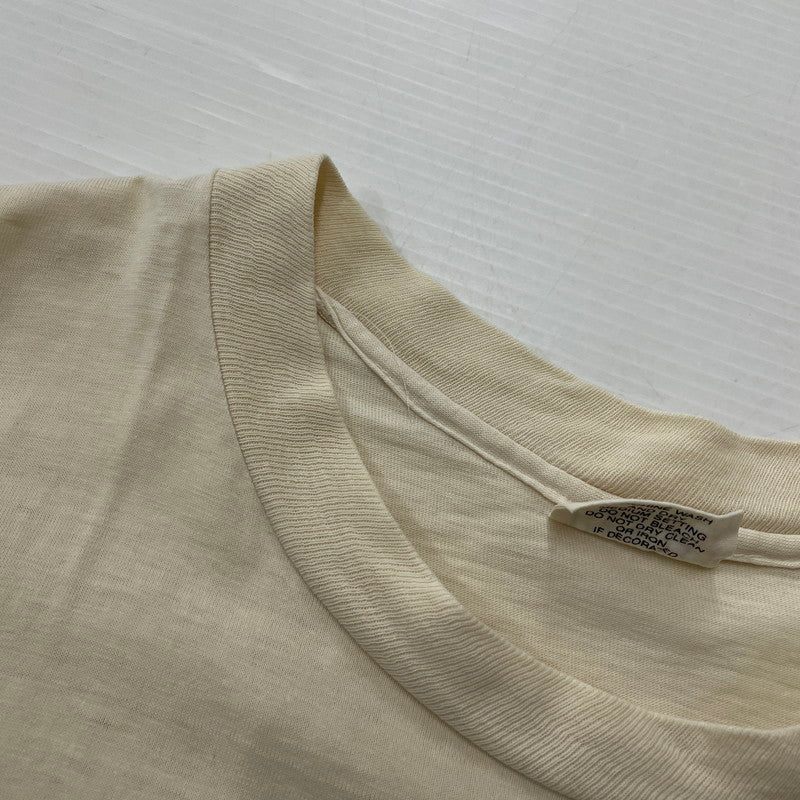 【中古品】【メンズ】 HANES ヘインズ 70's SUPER DAD PRINT S/S TEE VINTAGE 70年代 スーパーダッド プリント ショートスリーブ Tシャツ 半袖 トップス ヴィンテージ 145-260113-yy-22-fuzh サイズ：XL カラー：アイボリー 万代Net店