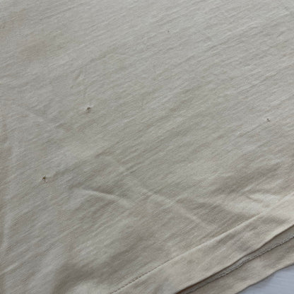 【中古品】【メンズ】 HANES ヘインズ 70's SUPER DAD PRINT S/S TEE VINTAGE 70年代 スーパーダッド プリント ショートスリーブ Tシャツ 半袖 トップス ヴィンテージ 145-260113-yy-22-fuzh サイズ：XL カラー：アイボリー 万代Net店