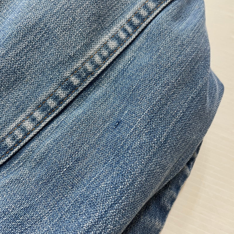 【現状渡し品】【メンズ】 Wrangler ラングラー 70's DENIM WRANGE COAT VINTAGE 70年代 デニム ランチ コート ライトアウター ヴィンテージ 145-260114-yy-04-tei サイズ：M カラー：インディゴ 万代Net店