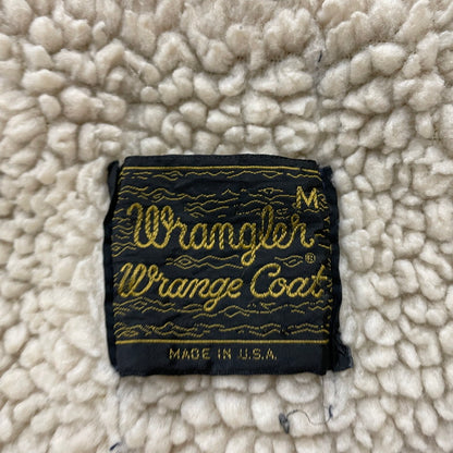 【現状渡し品】【メンズ】 Wrangler ラングラー 70's DENIM WRANGE COAT VINTAGE 70年代 デニム ランチ コート ライトアウター ヴィンテージ 145-260114-yy-04-tei サイズ：M カラー：インディゴ 万代Net店