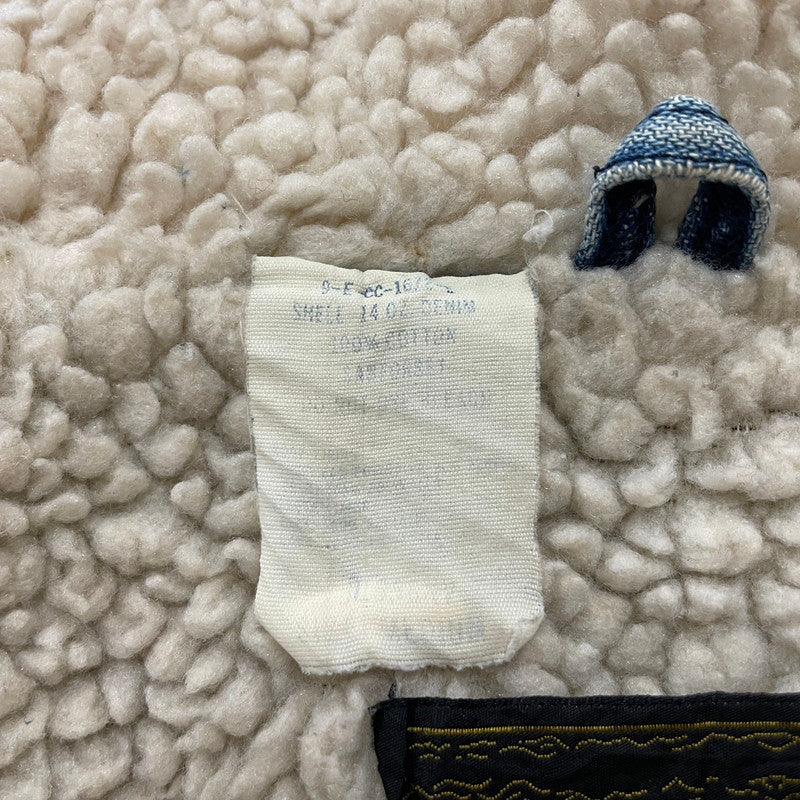 【現状渡し品】【メンズ】 Wrangler ラングラー 70's DENIM WRANGE COAT VINTAGE 70年代 デニム ランチ コート ライトアウター ヴィンテージ 145-260114-yy-04-tei サイズ：M カラー：インディゴ 万代Net店