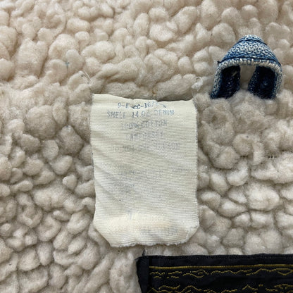 【現状渡し品】【メンズ】 Wrangler ラングラー 70's DENIM WRANGE COAT VINTAGE 70年代 デニム ランチ コート ライトアウター ヴィンテージ 145-260114-yy-04-tei サイズ：M カラー：インディゴ 万代Net店